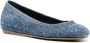 Le Silla Duchess denim ballerina's Blauw - Thumbnail 2