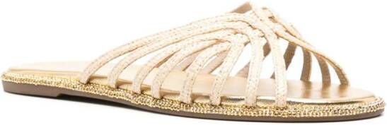 Le Silla Embrace raffia sandalen Beige