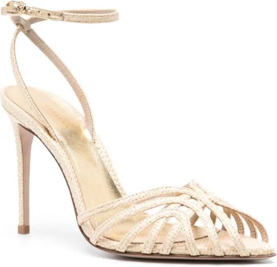 Le Silla Embrace raffia sandalen Beige