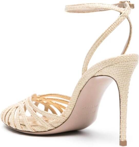 Le Silla Embrace raffia sandalen Beige