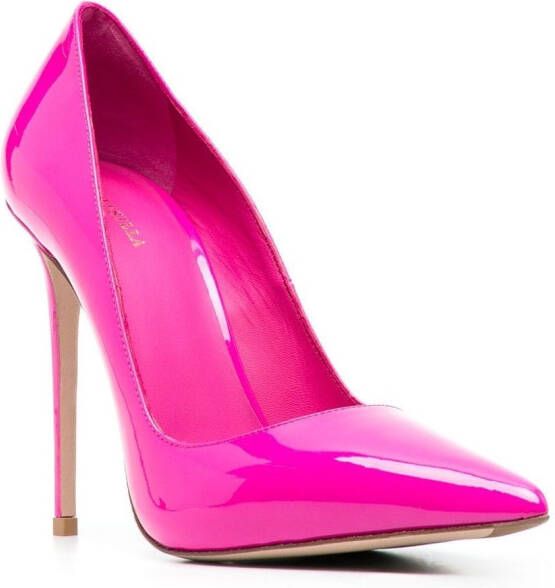 Le Silla Eva lakleren pumps Roze