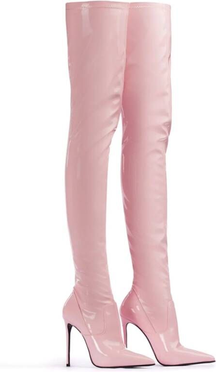 Le Silla Eva overknee laarzen Roze