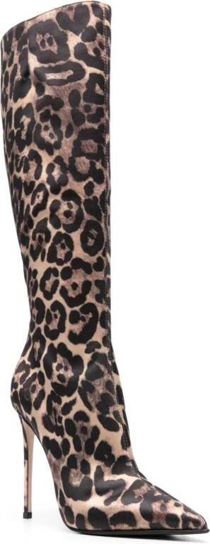 Le Silla Eva laarzen met luipaardprint Bruin