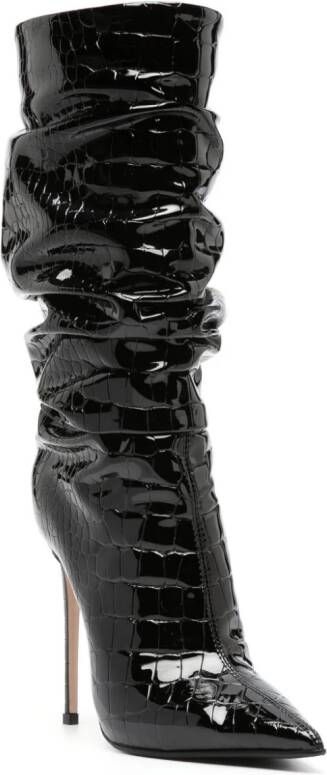 Le Silla Eva laarzen met puntige neus Zwart