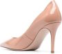 Le Silla Eva lakleren pumps Beige - Thumbnail 3