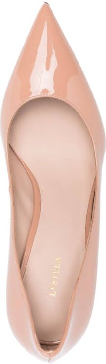 Le Silla Eva lakleren pumps Beige