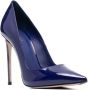 Le Silla Eva lakleren pumps Blauw - Thumbnail 2