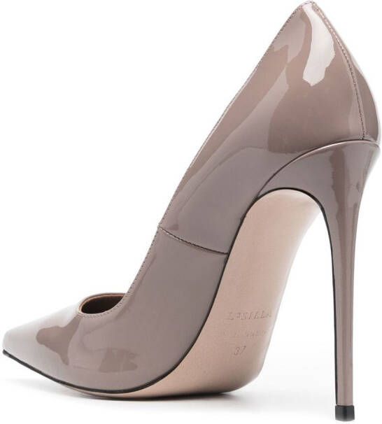 Le Silla Eva lakleren pumps Bruin
