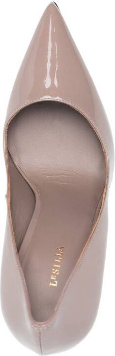 Le Silla Eva lakleren pumps Bruin