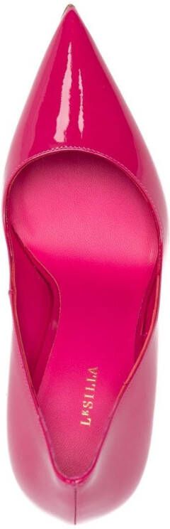 Le Silla Eva lakleren pumps Roze