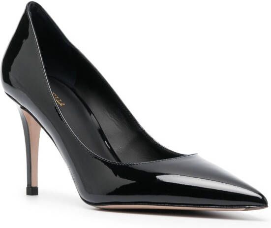 Le Silla Eva lakleren pumps Zwart