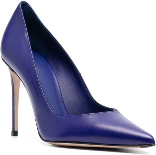 Le Silla Eva leren pumps Blauw