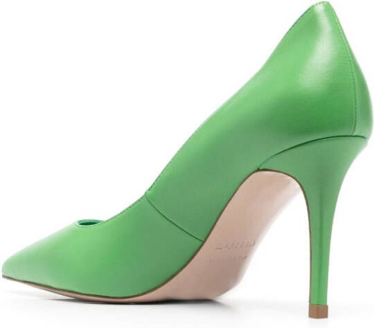 Le Silla Eva leren pumps Groen