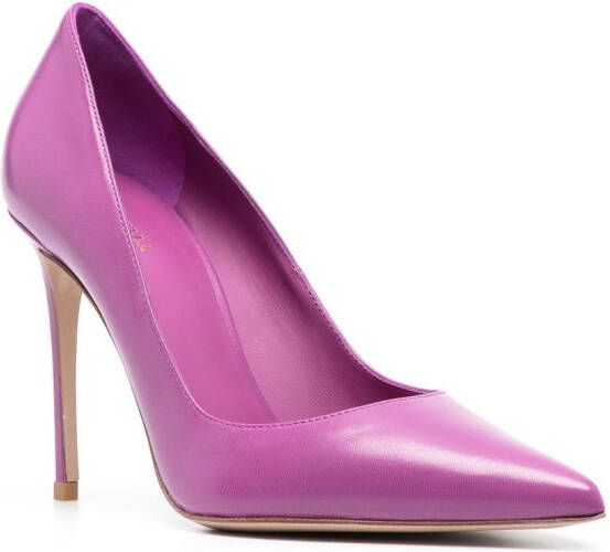 Le Silla Eva leren pumps Paars