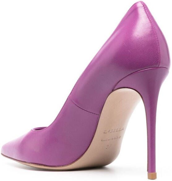 Le Silla Eva leren pumps Paars