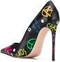 Le Silla Eva pumps met print Zwart - Thumbnail 3