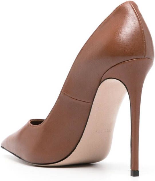 Le Silla Eva pumps met puntige neus Bruin