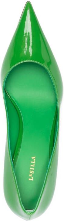 Le Silla Eva stiletto pumps Groen