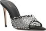 Le Silla 100 mm Gilda sandalen verfraaid met kristallen Zwart - Thumbnail 2