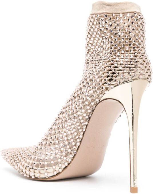 Le Silla Gilda pumps verfraaid met kristallen Beige