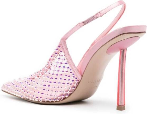 Le Silla Gilda pumps verfraaid met kristallen Roze