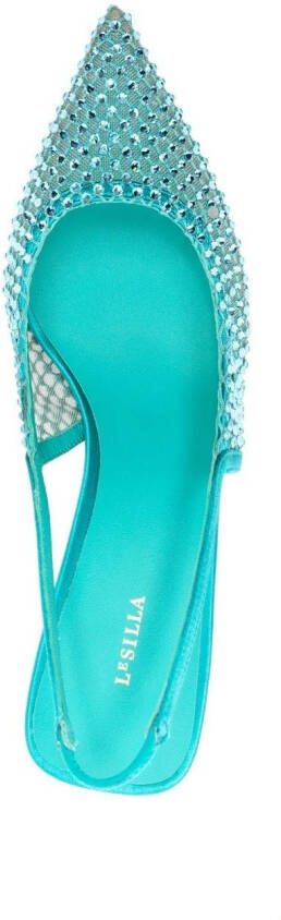 Le Silla Gilda slingback pumps Blauw