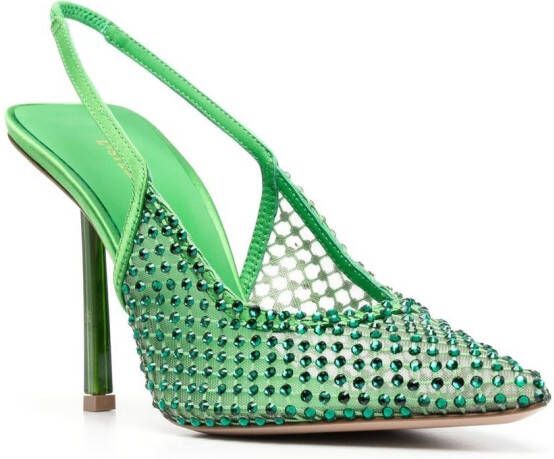 Le Silla Gilda slingback pumps Groen