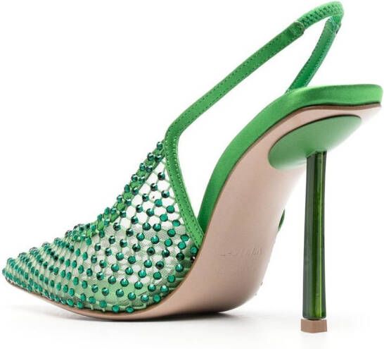 Le Silla Gilda slingback pumps Groen