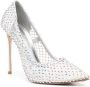 Le Silla Gilda slingback pumps verfraaid met stras Zilver - Thumbnail 2