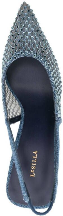 Le Silla Gilda slingback sandalen Blauw