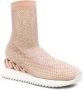 Le Silla Gilda sneakers verfraaid met kristallen Beige - Thumbnail 2