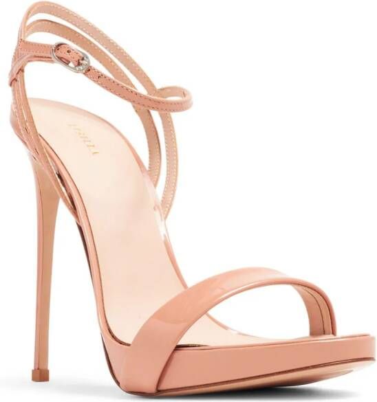 Le Silla Gwen lakleren sandalen Beige