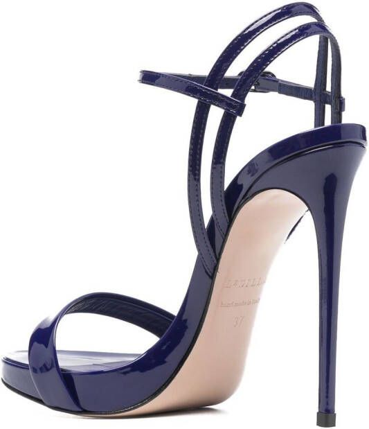 Le Silla Gwen lakleren sandalen Blauw