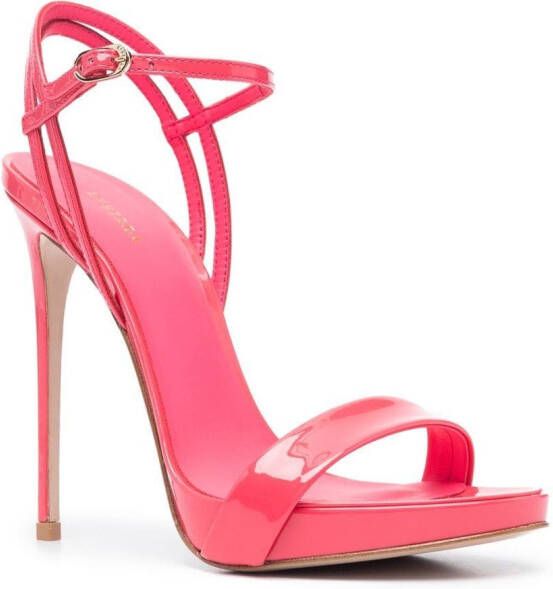 Le Silla Gwen lakleren sandalen Roze