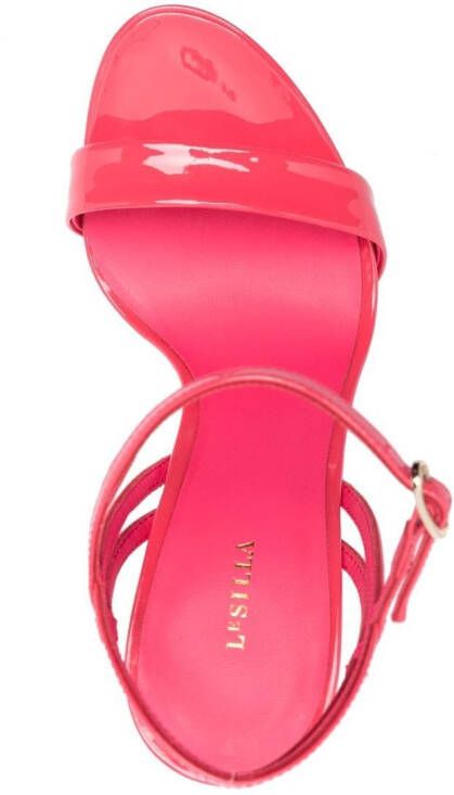 Le Silla Gwen lakleren sandalen Roze