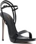 Le Silla Gwen lakleren stiletto sandalen Zwart - Thumbnail 2