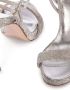 Le Silla 120 mm Gwen lleren sandalen met stras Zilver - Thumbnail 4
