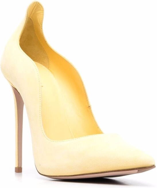 Le Silla Ivy gewelfde pumps Geel