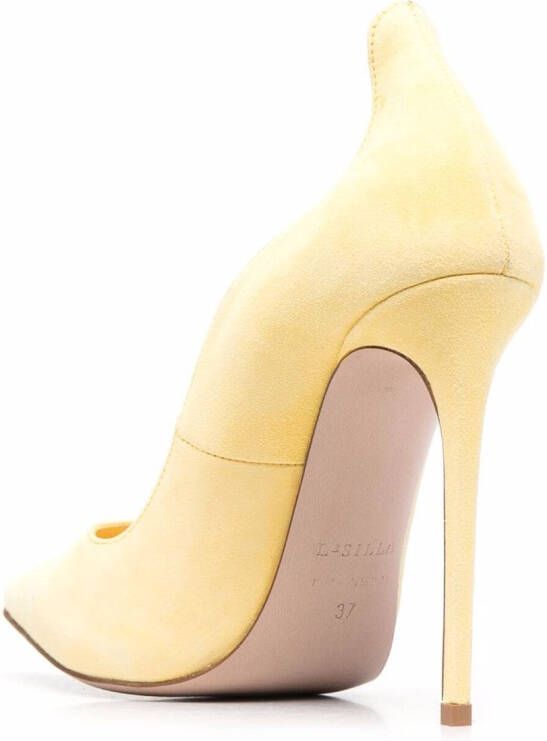 Le Silla Ivy gewelfde pumps Geel