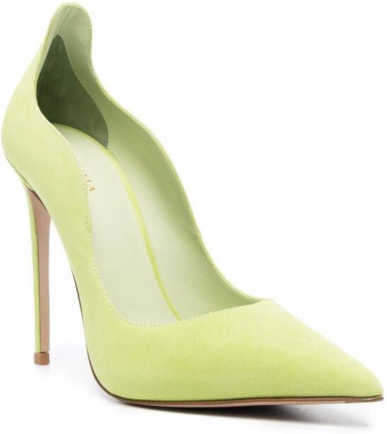 Le Silla Ivy gewelfde pumps Groen