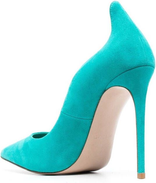 Le Silla Ivy suède pumps Blauw