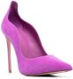 Le Silla Ivy suède pumps Paars - Thumbnail 2