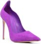 Le Silla Ivy suède pumps Paars - Thumbnail 2