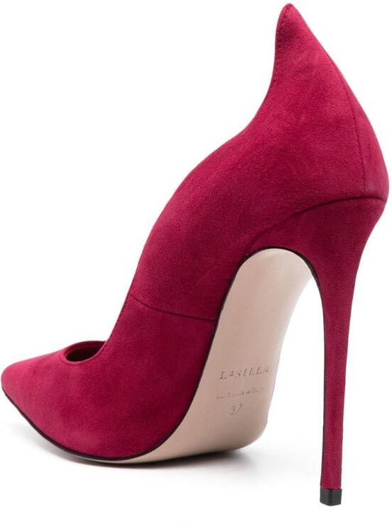 Le Silla Ivy suède pumps Roze