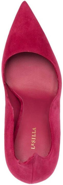 Le Silla Ivy suède pumps Roze