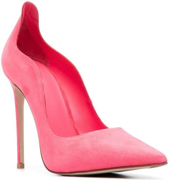 Le Silla Ivy suède pumps Roze