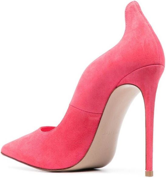 Le Silla Ivy suède pumps Roze