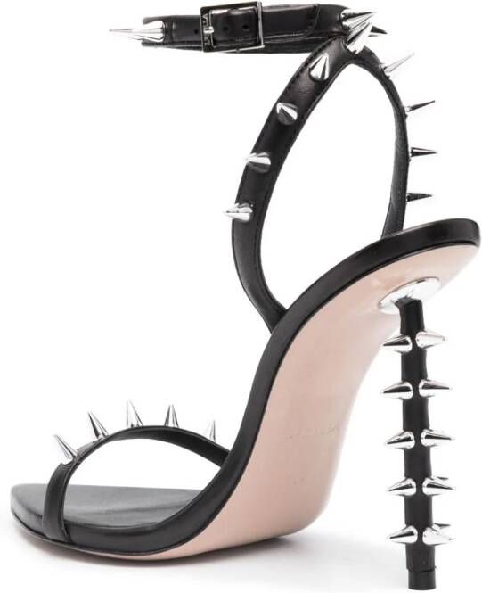 Le Silla Jagger leren sandalen Zwart