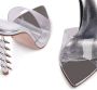 Le Silla Jagger leren sandalen met spikehak Beige - Thumbnail 4