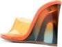 Le Silla Kira leren sandalen Oranje - Thumbnail 3